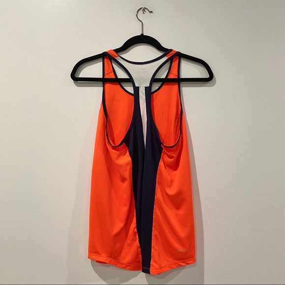 Nike Dri-Fit Orange Racer Back Tank Top - Picture 2 of 6